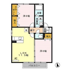 トマトヒルズ　B棟の物件間取画像